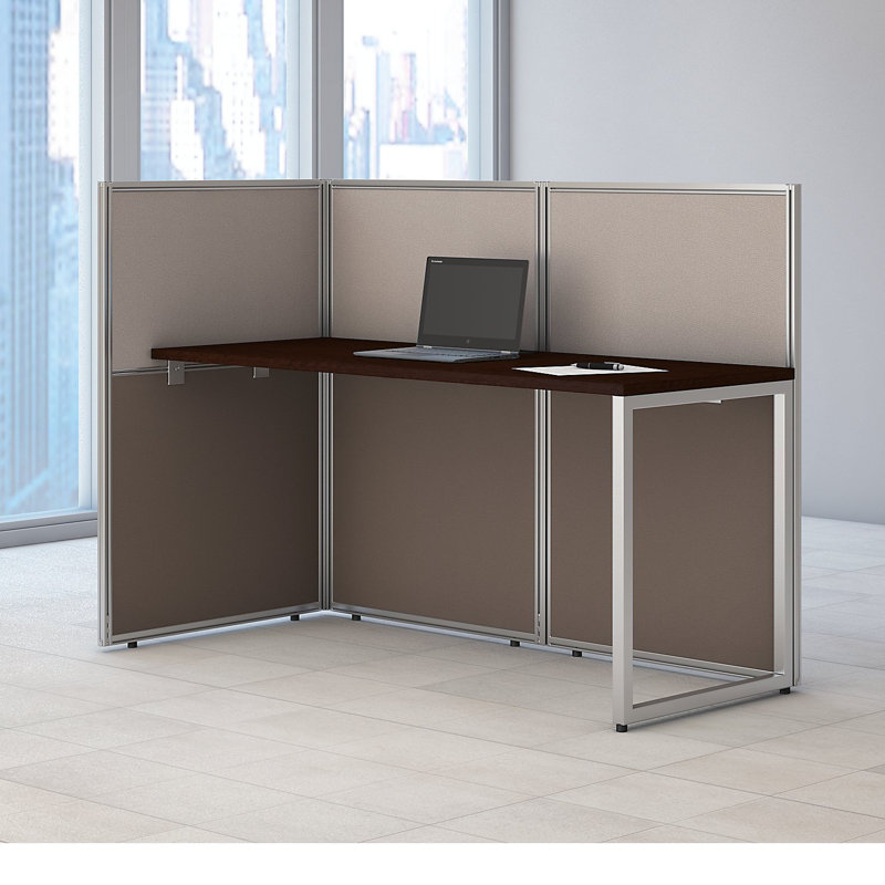 Bush Business Furniture Easy Office 60W Straight Desk Open Office